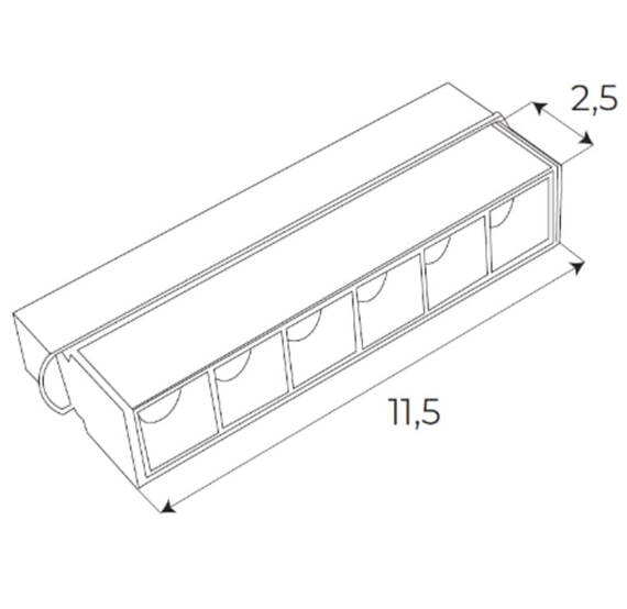 Lampa do szyny magnetycznej M0025Z Maxlight Magnetic System Zigbee 