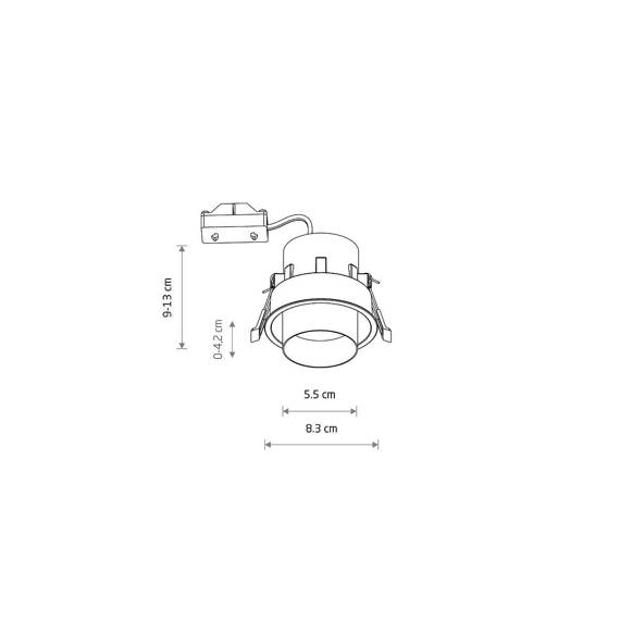 Lampa do zabudowy Nowodvorski Mono Slide 10800 