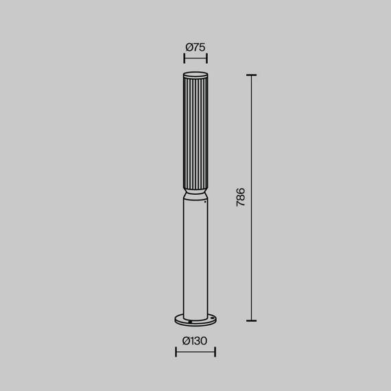 Lampa ogrodowa stojąca O593FL-L12GF3K Maytoni Lit