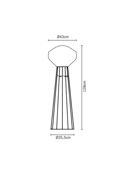 Lampa podłogowa FABBIAN AÉROSTAT F27 C03 19