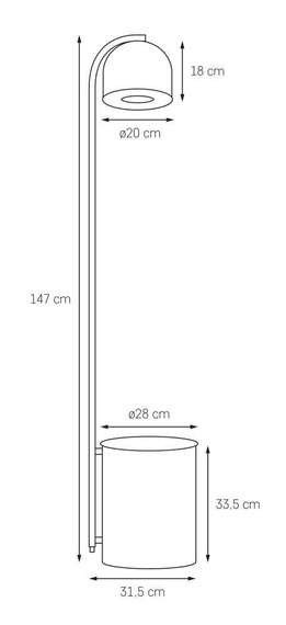 Lampa podłogowa Kaspa Botanica XL 40848101