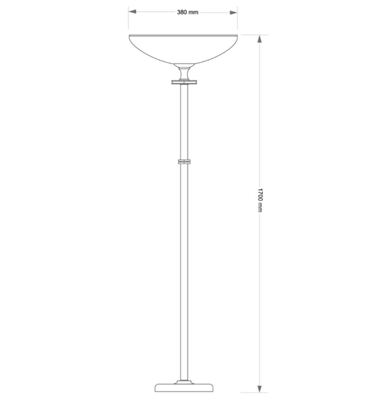 Lampa podłogowa Kutek DEC-LS-1(P) Decor