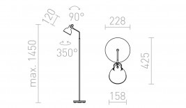 Lampa podłogowa Redlux Rosita R12513