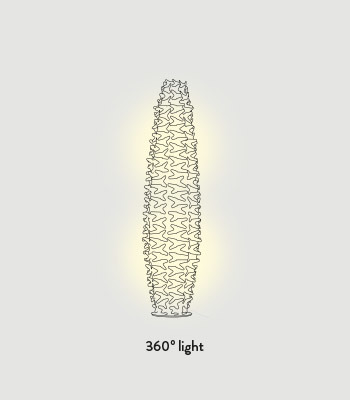 Lampa podłogowa Slamp Cactus Gold XXL