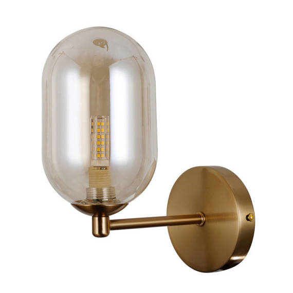 Lampa ścienna Italux Perano WL-4215-1-HBR