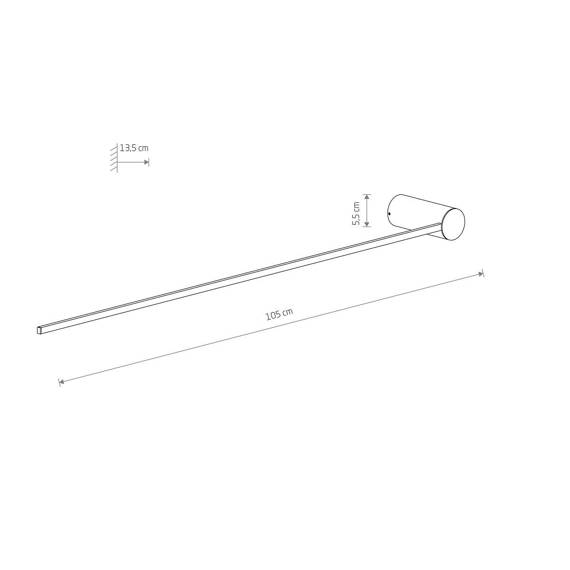 Lampa ścienna Nowodvorski ARM LED L 3000K 10367