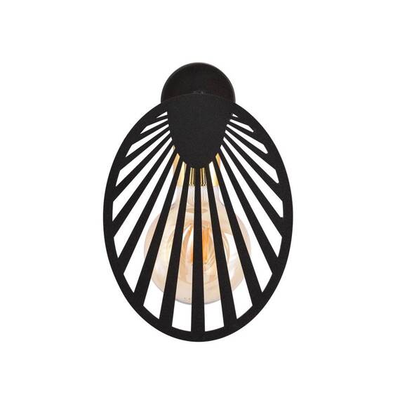 Lampa ścienna PLAYA K1 BLACK czarny (1146/K1) - Emibig