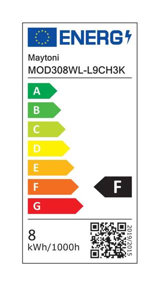 Lampa ścienna Verticale chrom (MOD308WL-L9CH3K) - Maytoni