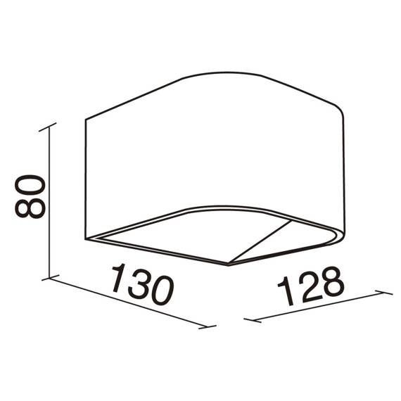 Lampa ścienna zewnętrzna 461A-L0206A-04 Zenda Novolux