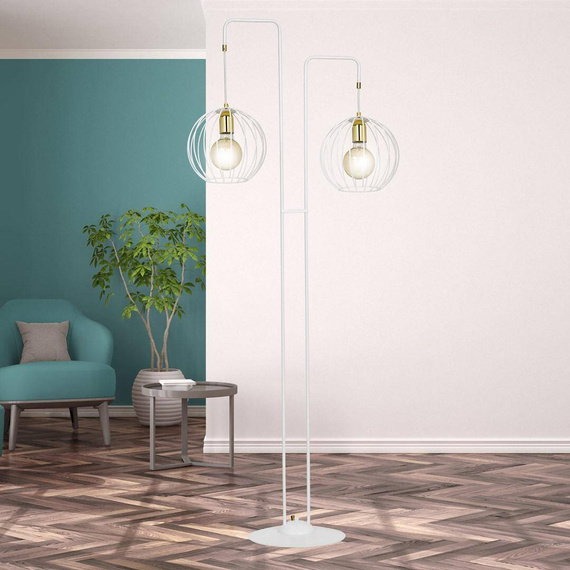 Lampa stojąca ALBIO LP2 WHITE biały (145/LP2) - Emibig