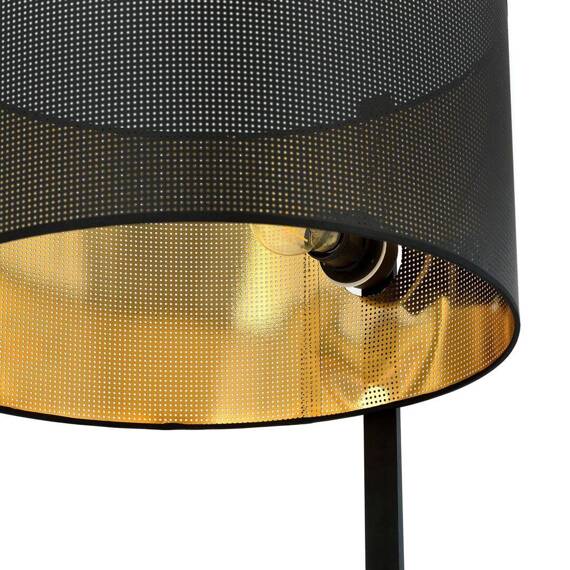 Lampa stojąca ESTRELLA LP1 BLACK/GOLD czarny (1156/LP1) - Emibig