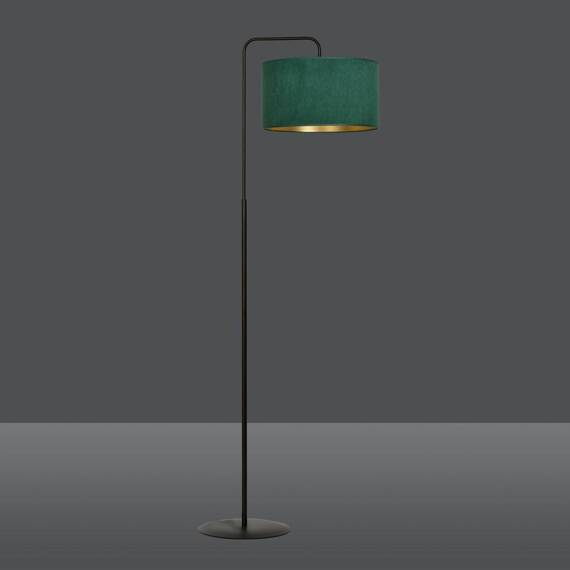 Lampa stojąca HILDE LP1 BL GREEN czarny (1051/LP1) - Emibig