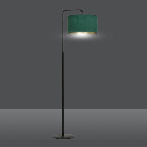 Lampa stojąca HILDE LP1 BL GREEN czarny (1051/LP1) - Emibig