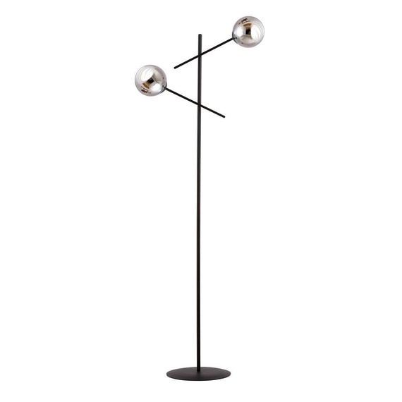 Lampa stojąca LINEAR LP2 BLACK/GRAFIT czarny (1167/LP2) - Emibig