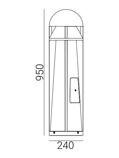 Lampa stojąca Norlys Narvik 557AL