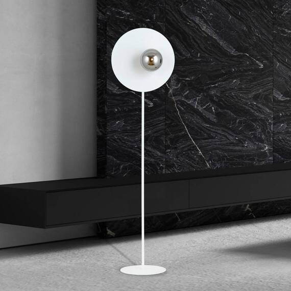 Lampa stojąca OSLO LP WHITE/GRAFIT biały (1188/LP) - Emibig