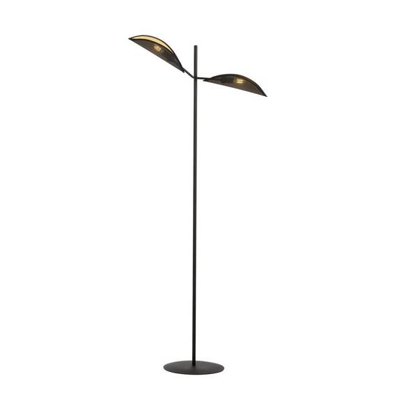 Lampa stojąca VENE LP2 BLACK/GOLD czarny (1158/LP2) - Emibig