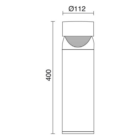 Lampa stojąca zewnętrzna Novolux Saus 274B-L0103B-02