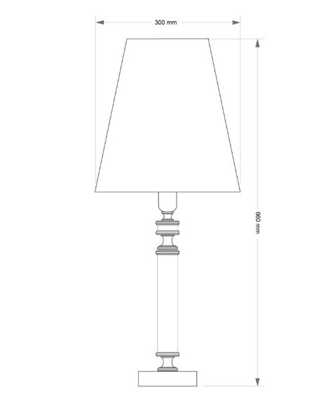 Lampa stolikowa Kutek Sparone SPA-LG-1(P/A)