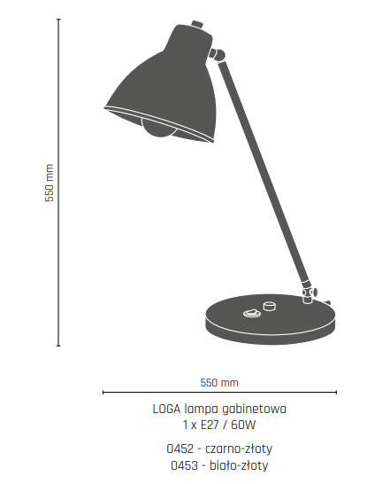 Lampa stołowa Amplex Loga 8705