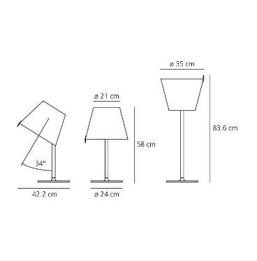 Lampa stołowa Artemide Melampo 0315010A