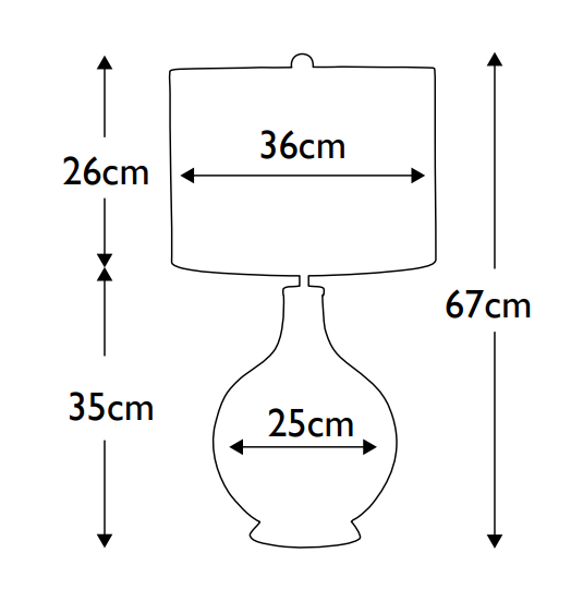 Lampa stołowa Elstead Lighting ORB-CLEAR-AB-WHT Orb