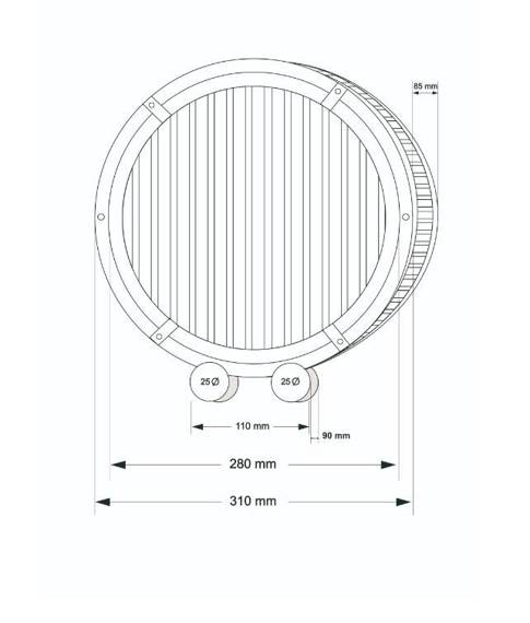 Lampa stołowa Kutek LAU-LG-2(ZM) Lauria