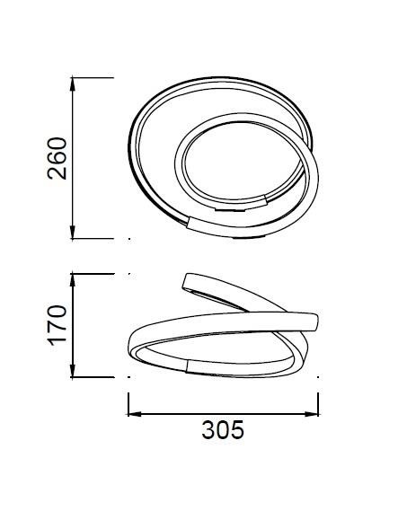 Lampa stołowa Mantra Infinity 5383