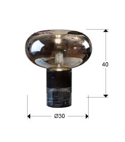 Lampa stołowa Schuller Fungi 837125