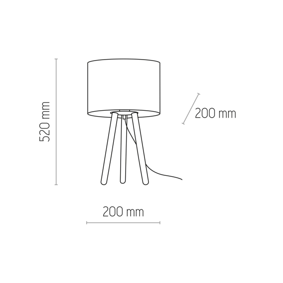 Lampa stołowa Tokyo 5290 TK Lighting