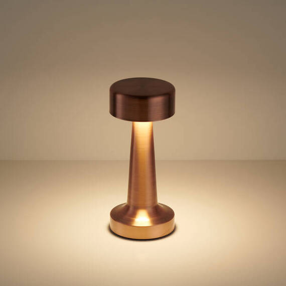 Lampa stołowa dotykowa Step Into Design Tavolo ST-8127T/A COPPER