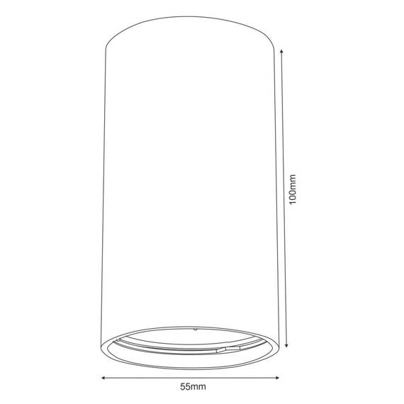 Lampa sufitowa 1252 Bros Line Point 55