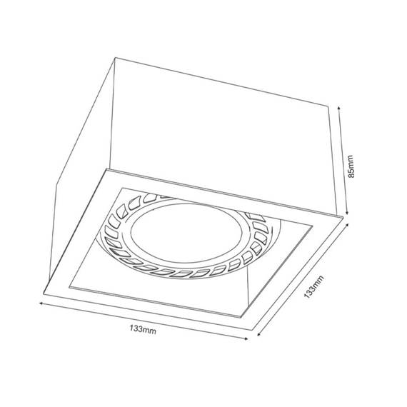 Lampa sufitowa 1272 Bros Line Cage