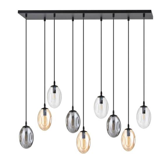 Lampa sufitowa ASTRAL 9 BL MIX czarny (1268/9M1) - Emibig