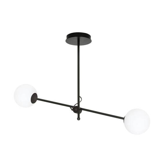 Lampa sufitowa BORG 2 BLACK czarny (1010/2) - Emibig