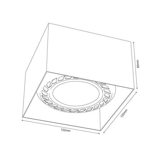 Lampa sufitowa Bros Line Cage 1267