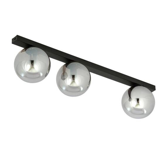 Lampa sufitowa FIT 3 BLACK/GRAFIT czarny (1122/3) - Emibig