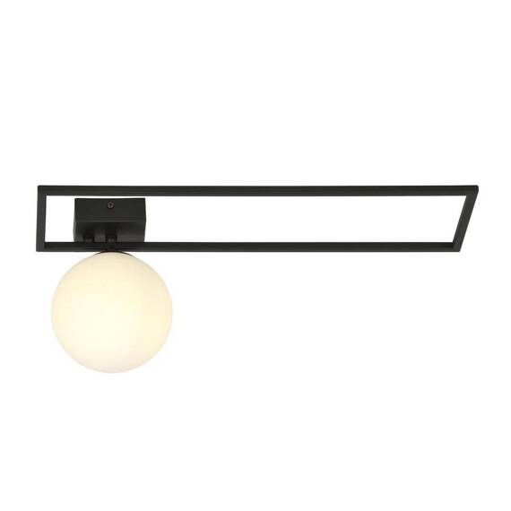 Lampa sufitowa IMAGO 1B BLACK/OPAL czarny (1130/1B) - Emibig