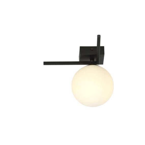 Lampa sufitowa IMAGO 1G BLACK/OPAL czarny (1130/1G) - Emibig