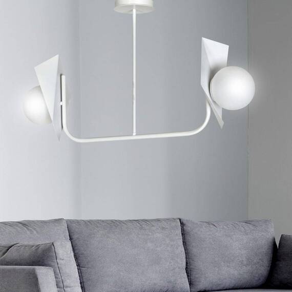 Lampa sufitowa THORD 2 WHITE biały (1027/2) - Emibig