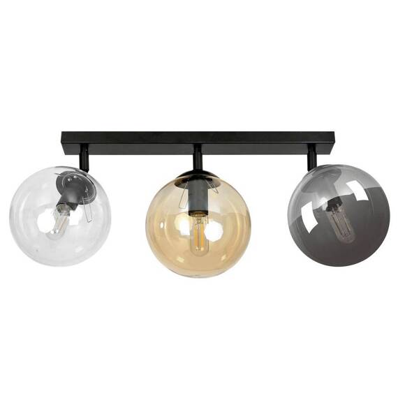 Lampa sufitowa TOFI 3 BL MIX czarny (779/3) - Emibig