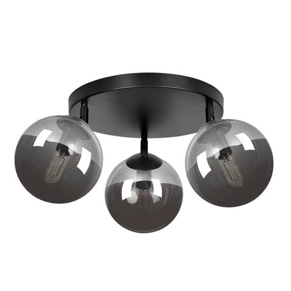 Lampa sufitowa TOFI 3A BL GRAFIT PREMIUM czarny (777/3APREM) - Emibig