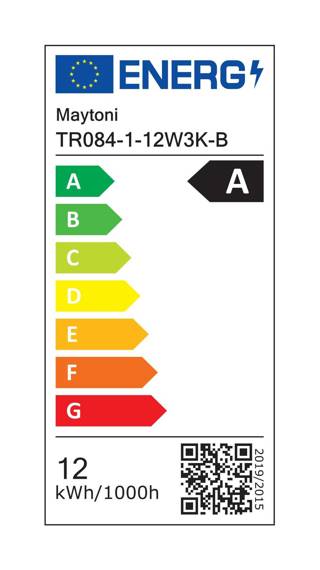 Lampa szynowa Basis Grid czarny (TR084-1-12W3K-B) - Maytoni