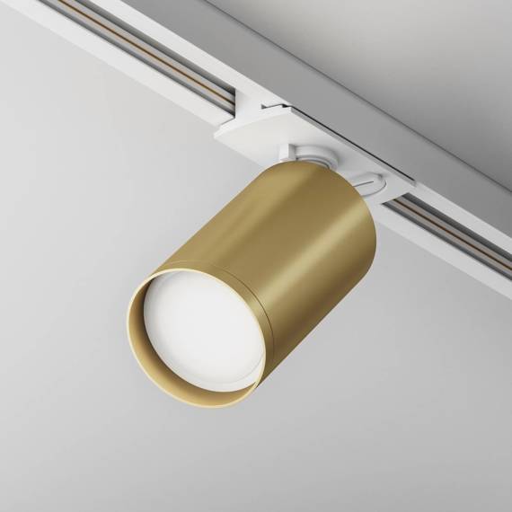 Lampa szynowa Focus S biały-Złoty matowy (TR020-1-U-GU10-WMG) - Maytoni