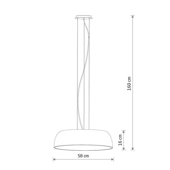 Lampa wisząca 11230 Satellite M Nowodvorski 