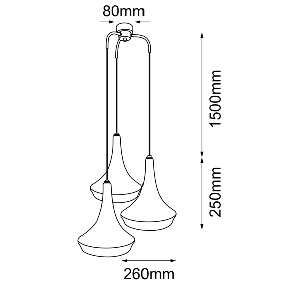 Lampa wisząca 5183 Shilo Mahaka 