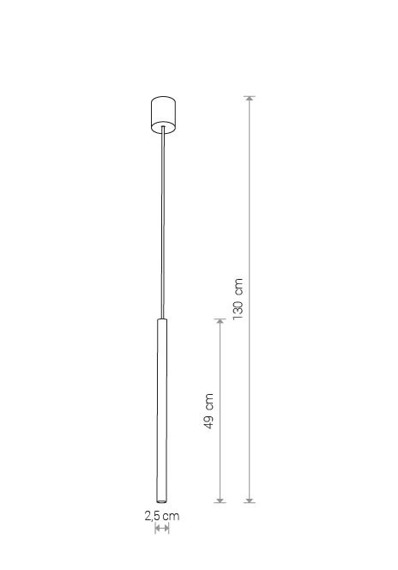 Lampa wisząca 8796 Nowodvorski Laser Biały