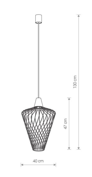 Lampa wisząca 8857 Nowodvorski Wave L 