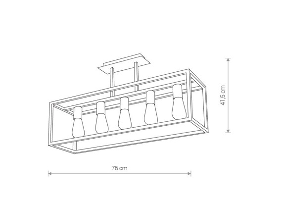 Lampa wisząca 9047 Nowodvorski Crate 