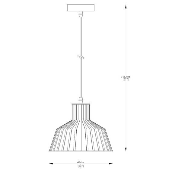 Lampa wisząca A8078-BK Zuma Line Dolia